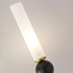 Modern Copper Base Glass Shade Wall Lamp for Living Room Lighting