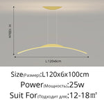 LED Ceiling Pendant Lamp: Minimalist Chandelier, Height Adjustable, Home Decor Solution