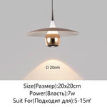 Saucer LED Pendant Lamp for Home Decor and Dining, Designer UFO Light