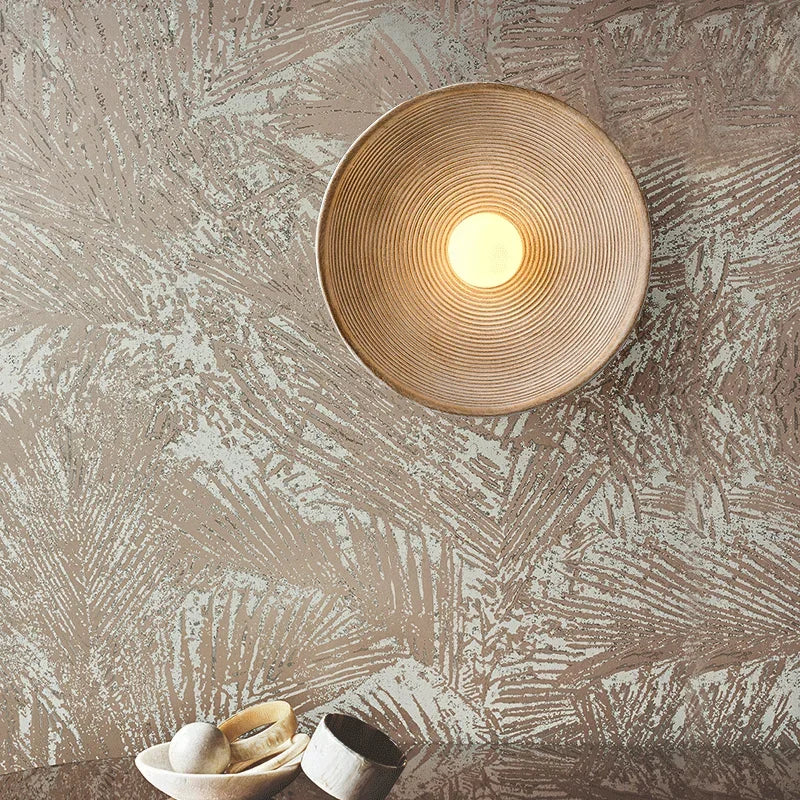Japanese Style Bedside Sconces Wall Lamp for Retro Indoor Decor