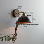 Wood Wall Sconce Up Down Rotate Stair Light Fixture - Nordic Modern Style