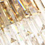 Gold Black Crystal Chandeliers LED Ceiling Light for Luxe Living & Hospitality