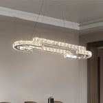 Crystal LED Chandelier Pendant Light Modern Luxury Foyer Ceiling Lamp