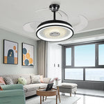 Crystal Chandelier LED Ceiling Fan with Remote Control Switch