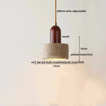 Yellow Cave Stone LED Pendant Lamp Modern Hanging Light Fixtures