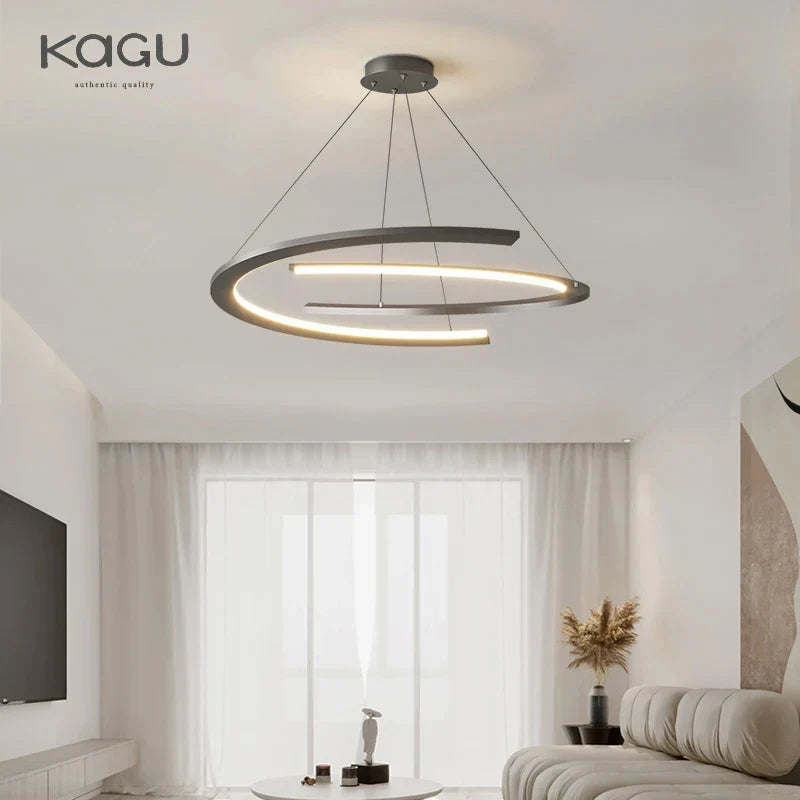 Modern Luxury Chandelier: Minimalist Nordic Living Room Pendant Lamp