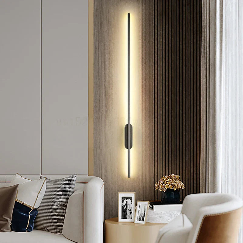 Linear Tube LED Wall Lamp, Modern Minimalist Up Down Sconce for Bathroom, Bedside & Mirror