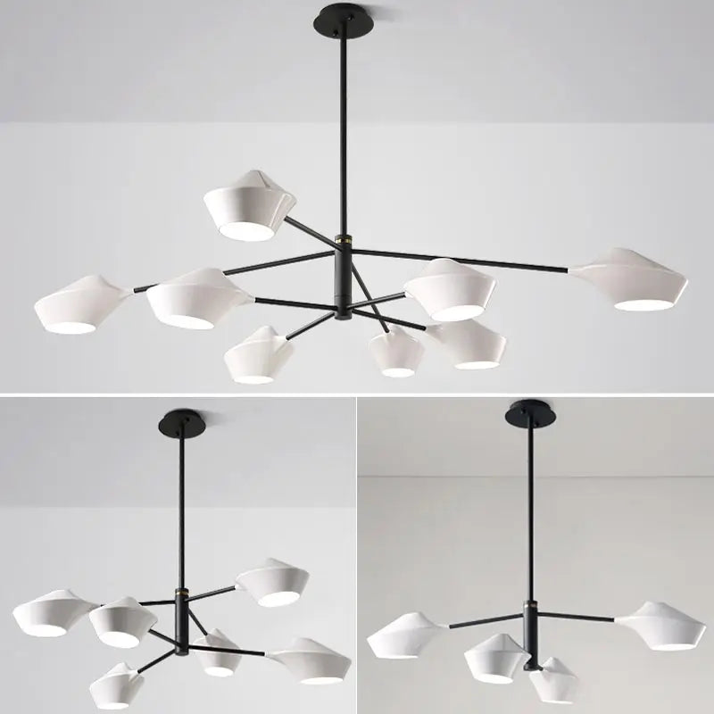 Modern LED Chandelier: Nordic Design Ceiling Light for Bedroom, Living Room, Kitchen, Dining Room