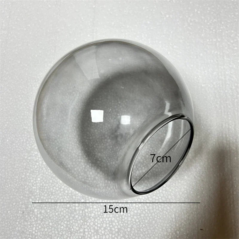 Glass Ball Pendant Lamp Stained Wall Fixture Decor Accessories