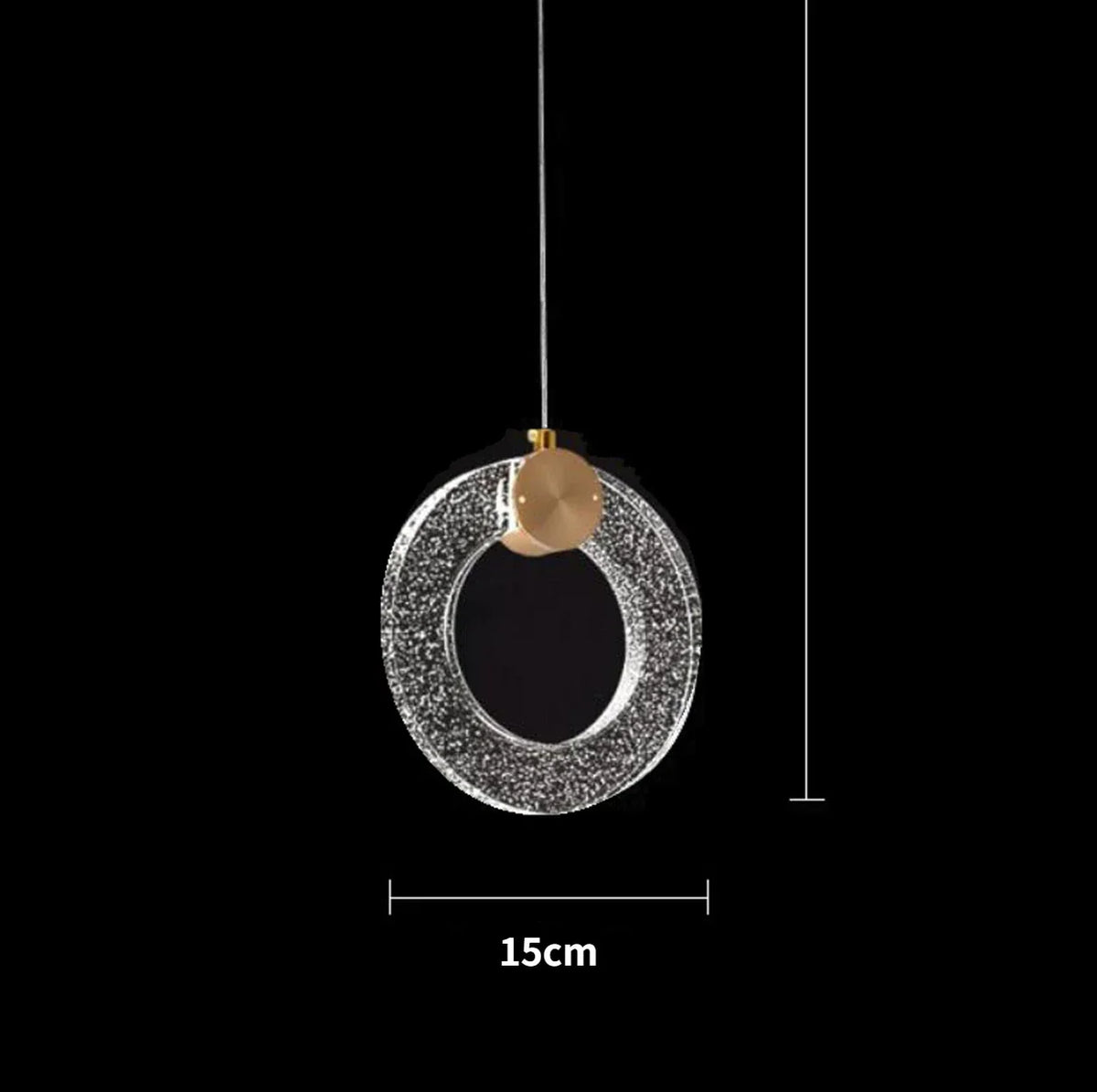 Modern Crystal Pendant Light for Bedroom and Living Room Decor