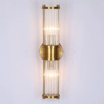 Glass Rod Wall Sconce Vanity Lights - Up/Down Wall Mounted Lamps