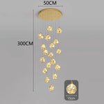 Nordic Stair Chandelier Living Dining Pendant Ceiling Light Indoor Lighting