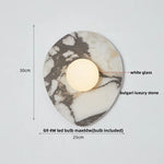 White Glass LED Wall Sconce, Nordic Modern Stair Light Fixtures