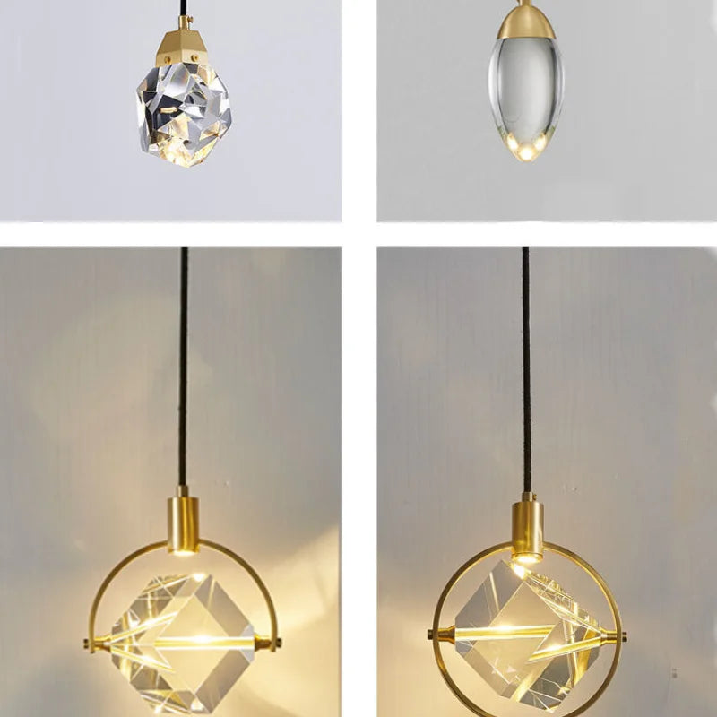 Crystal LED Pendant Lights for Home Decor Lighting