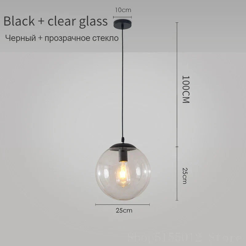Retro Loft Industrial Suspension Pendant Light for Home Decor