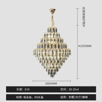 Designer LED Crystal Chandelier for Luxury Villas, Hotels & Restaurants