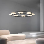 Luxury Aluminum Glass Pendant Light 2025 for Dining Room & Bar Decor.