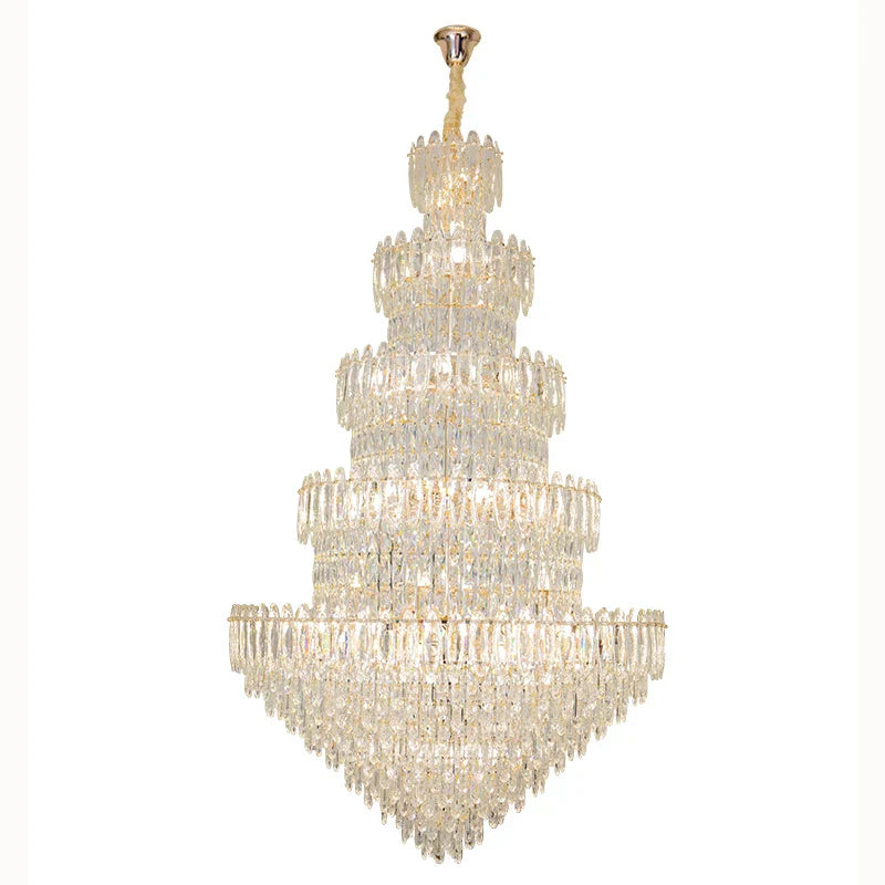 Crystal Chandelier Light: Elegant Postmodern Dining Room & Bedroom Lighting