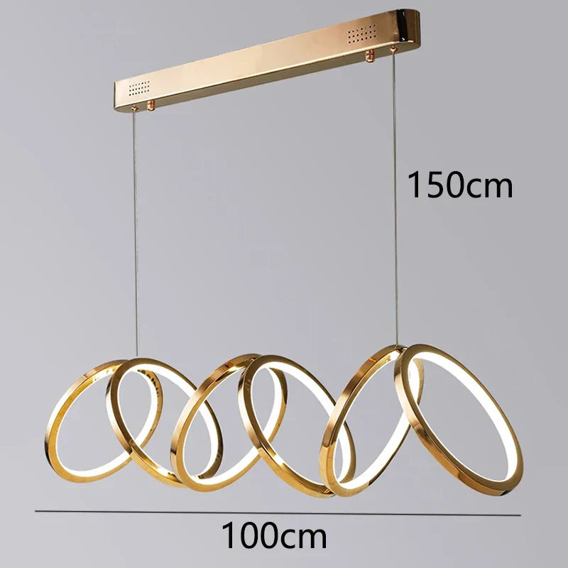 Modern LED Pendant Chandeliers for Living Room Dining Room Indoor Lighting