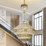 Crystal Chandelier for High-End Designer Duplex Living Room