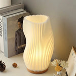 Nordic Girl Bedside Desk Light: USB Dimming Decorative Night Light