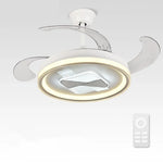 Retractable Fan Lamp: Modern Remote Control Ceiling Fan With Light