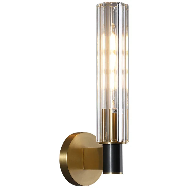 Luxury Copper Moon Wall Light - Decorative LED Wall Lamp for Home Bedroom