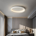 Minimalist Round LED Ceiling Light for Bedroom Loft Balcony - Dimmable Indoor Lighting