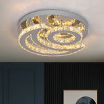 Crystal Chandelier for Home Hotel Decor, Modern LED Ceiling Light Fixture