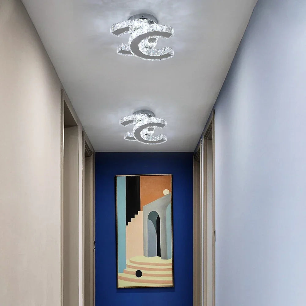 Luxury Crystal Ceiling Chandelier LED Light for Home Decor and Hotel Lighting