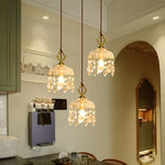 Modern Crystal Glass LED Pendant Light for Cafe, Loft, Bedroom, Living, Dining Room