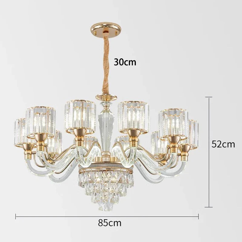 Modern Indoor LED Pendant Chandeliers for Living and Dining Room Lighting