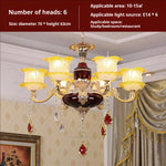 Elegant Crystal Chandelier Living Room Bedroom Lighting