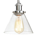 Vintage Industrial LED Wall Sconce Clear Glass Bathroom Lamp