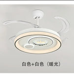 Dimmable Smart Bedroom Ceiling Fan Light with Remote Control