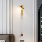 Adjustable LED Wall Lamp Rotation Dimming Switch Indoor Sconce Lighting