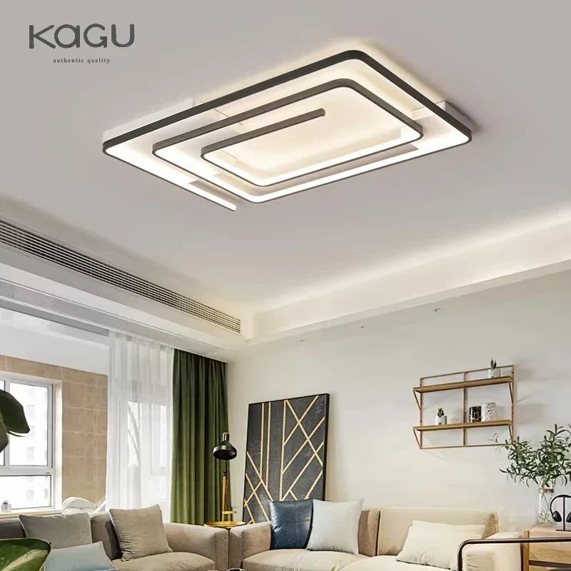 Modern Nordic Art LED Ceiling Lamp for Bedroom & Study