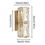 Modern Luxury Crystal Wall Sconce LED Light for Home Decor