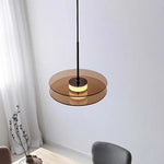 Glass Art Chandelier: Nordic Minimalist LED Pendant Light for Home, Cafe, Bar