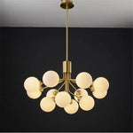 Nordic Magic Glass Ball Chandelier: Luxury Pendant Light for Living Room, Bedroom, Kitchen