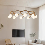 Modern LED Pendant Chandeliers for Indoor Living and Dining Room Lighting