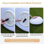 Solar Stone Light: Waterproof LED Lamp for Outdoor Patio, Yard, Garden, Lawn