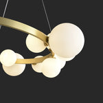 Nordic Glass Ball LED Chandelier Pendant Light for Home Decoration