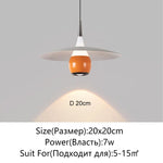 Saucer LED Pendant Lamp for Home Decor and Dining, Designer UFO Light