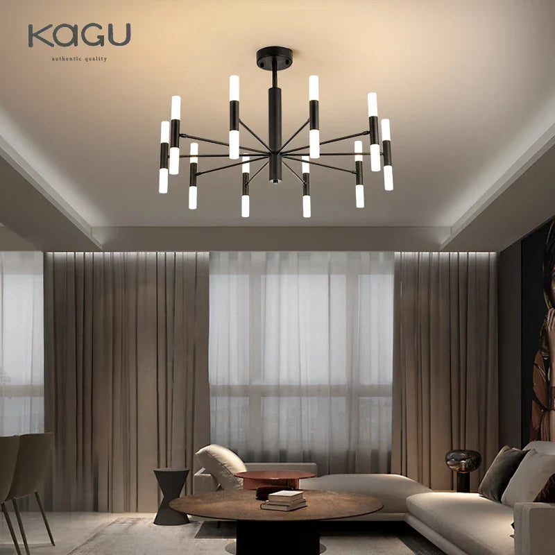 Nordic LED Pendant Chandelier: Modern Home Decor Light Fixture for Living Room, Bedroom & Restaurant
