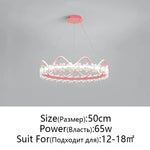 Crystal Flower Ring Chandelier for Modern Living and Bedroom