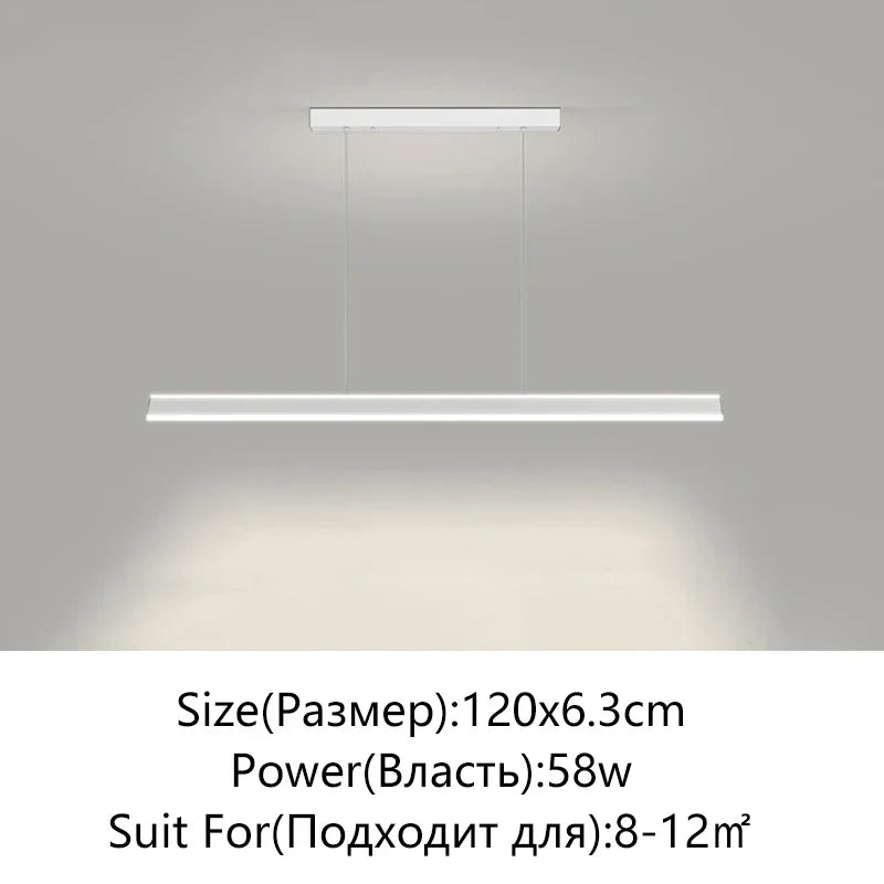 Minimalist LED Chandelier for Home Villa Living Room Bedroom Dining Study Lighting