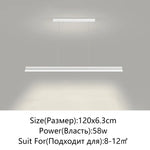 Minimalist LED Chandelier for Home Villa Living Room Bedroom Dining Study Lighting