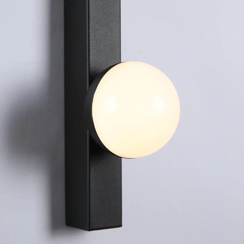 Copper Living Room Wall Lamp Modern Creative Bedroom Study Reading Light