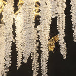 Crystal Chandelier: Postmodern Luxury Pendant Light for Living Room, Bedroom, and Dining Room